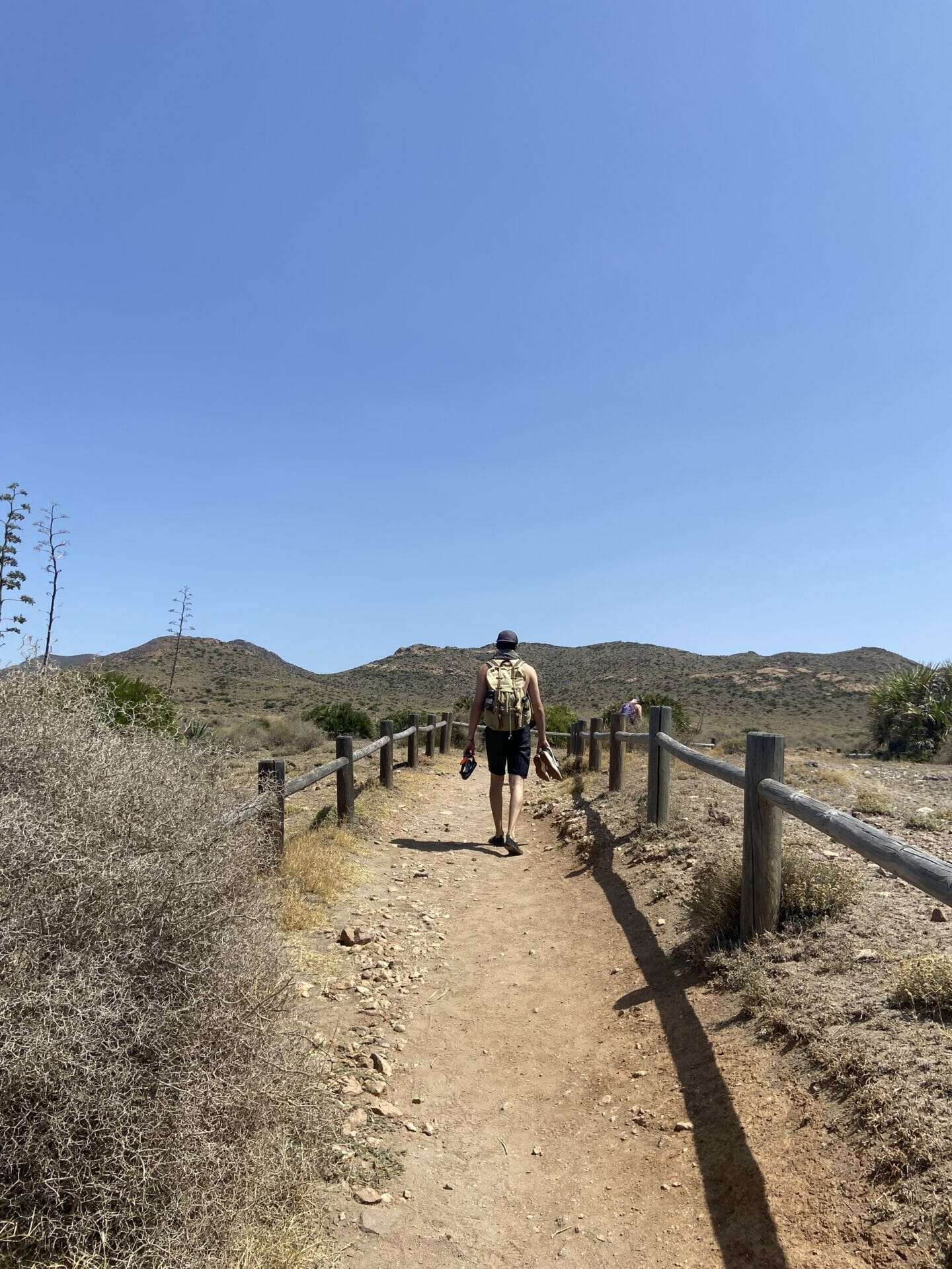 Recorrer un tramo del camino